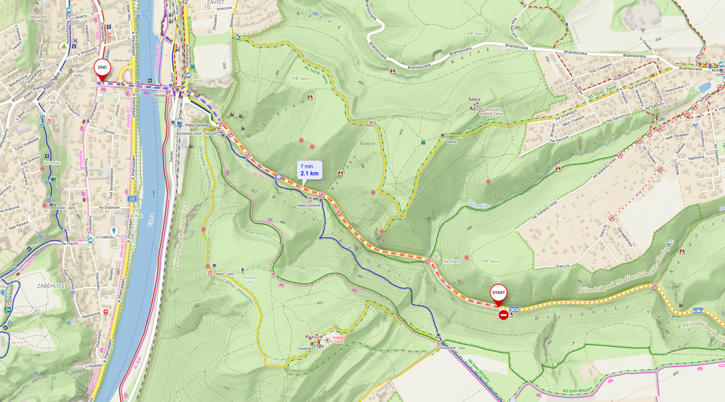 Same area on Mapy.com